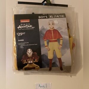 NWT Aang Avatar The Last Airbender Costume Youth Boys XL 14/16 Nickelodeon